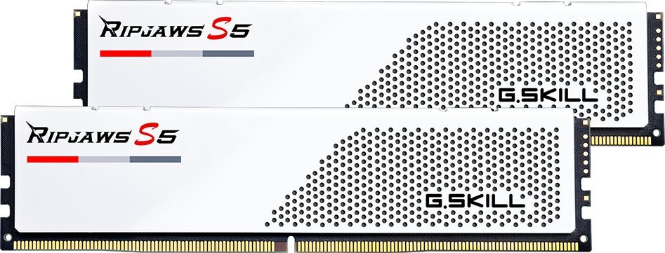 фото Память для настольных компьютеров G.Skill 32 GB (2x16GB) DDR5 5600 MHz Ripjaws S5 White (F5-5600J4645A16GX2-RS5W)