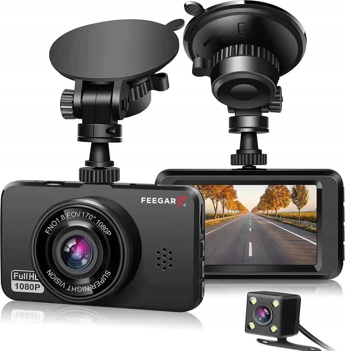 фото Автомобільний відеореєстратор Feegar Patrol Black