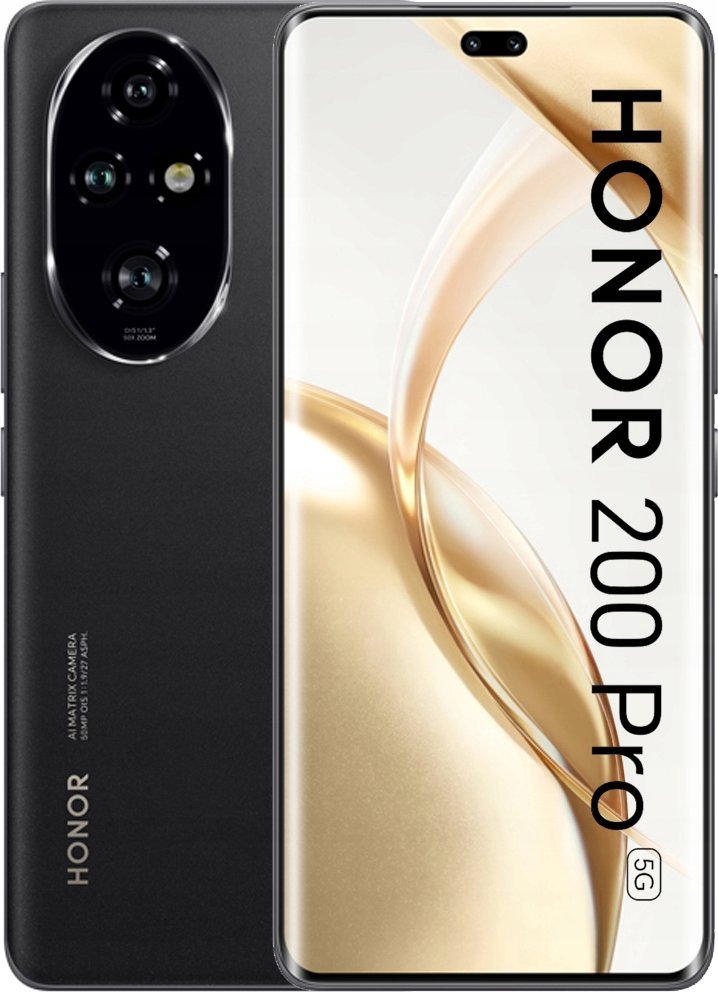 Smartfon Honor 200 Pro 5G 12/512GB Czarny  (CLK-NX1)