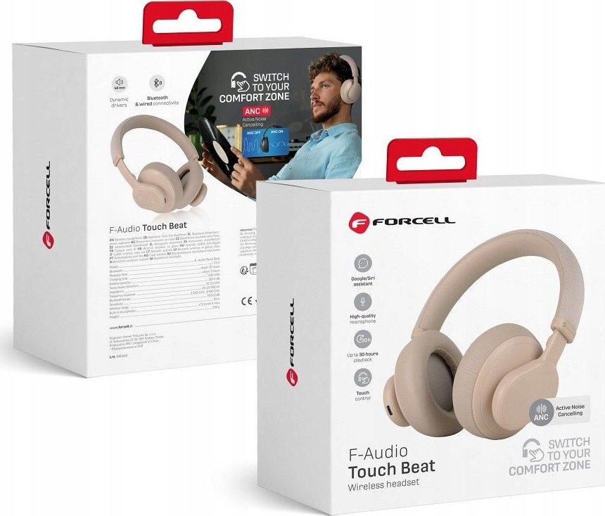 фото Навушники TWS Forcell F-Audio Touch Beat Pink