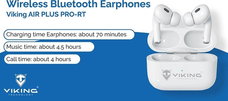 фото Навушники TWS Viking AIR PLUS PRO-RT