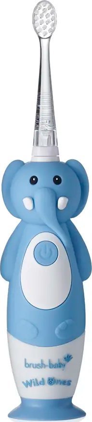 фото Електрична зубна щітка Brush-Baby WildOnes Elephant Blue