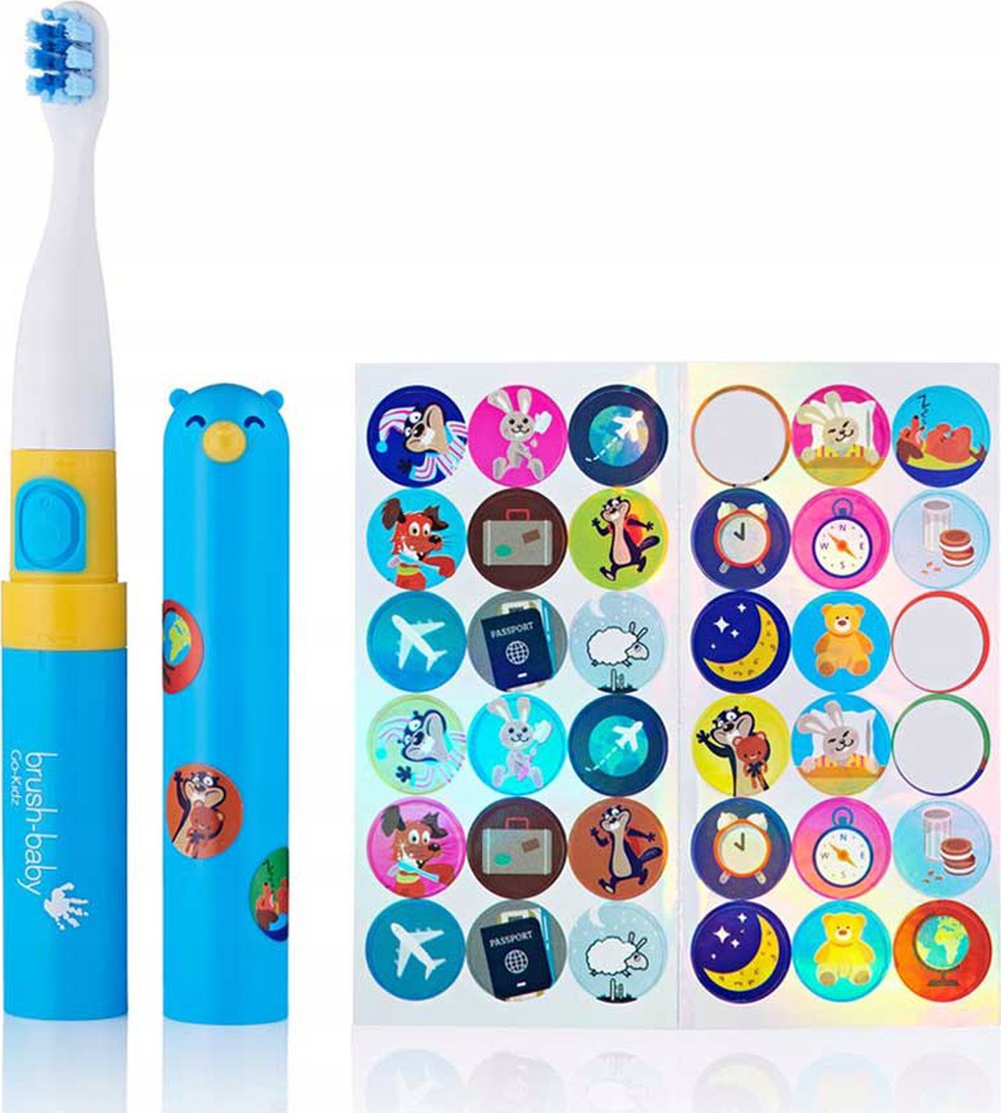 фото Електрична зубна щітка Brush-Baby Go-KIDZ Pink/Blue