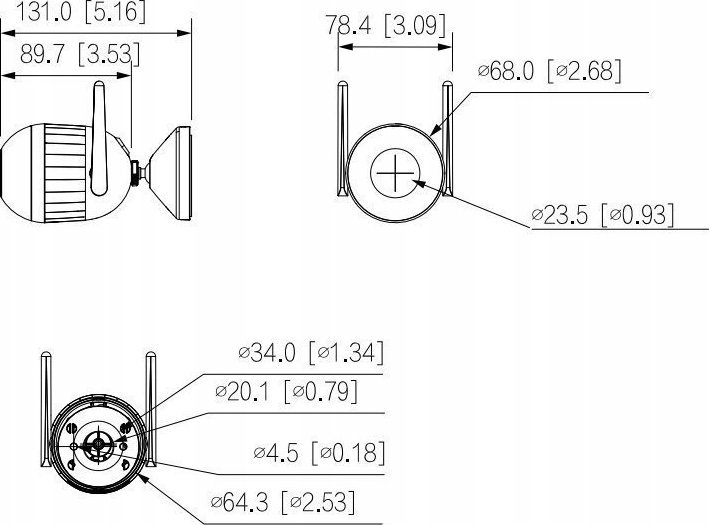 фото IP-камера Dahua Technology DH-F4C-PV