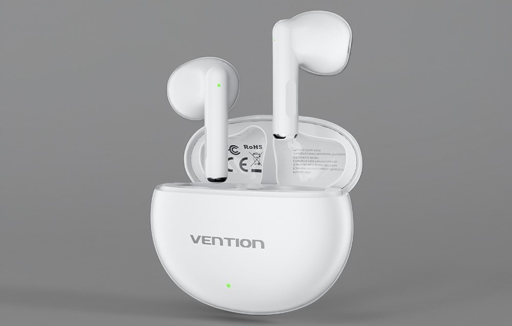 фото Навушники TWS Vention Elf E06 White (NBKW0)