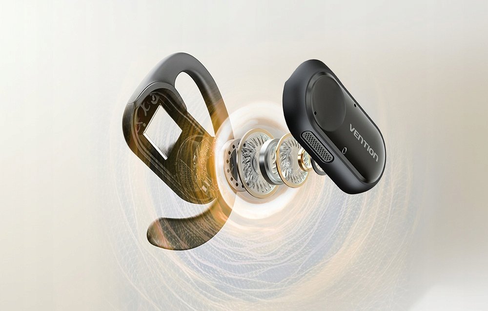 фото Навушники TWS Vention OpenBeat O11 Black (NBPB0)