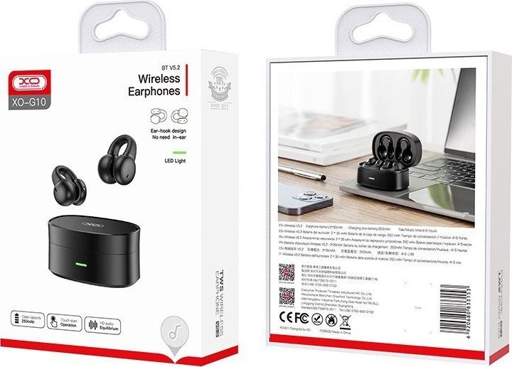 фото Навушники TWS XO G10 Black
