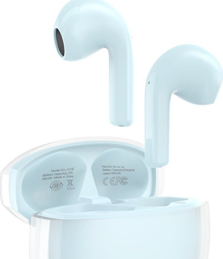 фото Навушники TWS XO G16 Blue