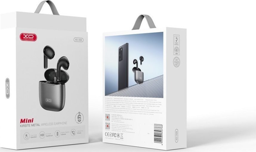 фото Навушники TWS XO X28 Zinc Alloy Black