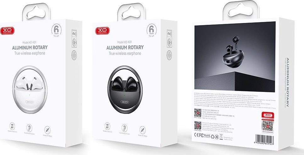 фото Навушники TWS XO X31 Black