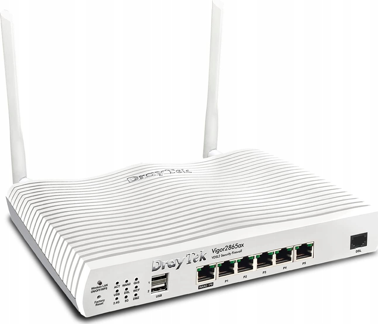 Router DrayTek Draytek Vigor 2865ax router bezprzewodowy Gigabit Ethernet Dual-band (2.4 GHz/5 GHz) Biały