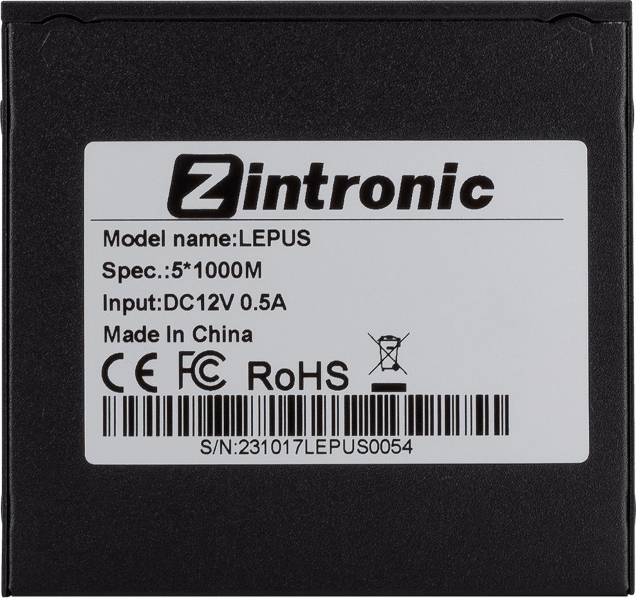 фото Комутатор некерований Zintronic Lepus