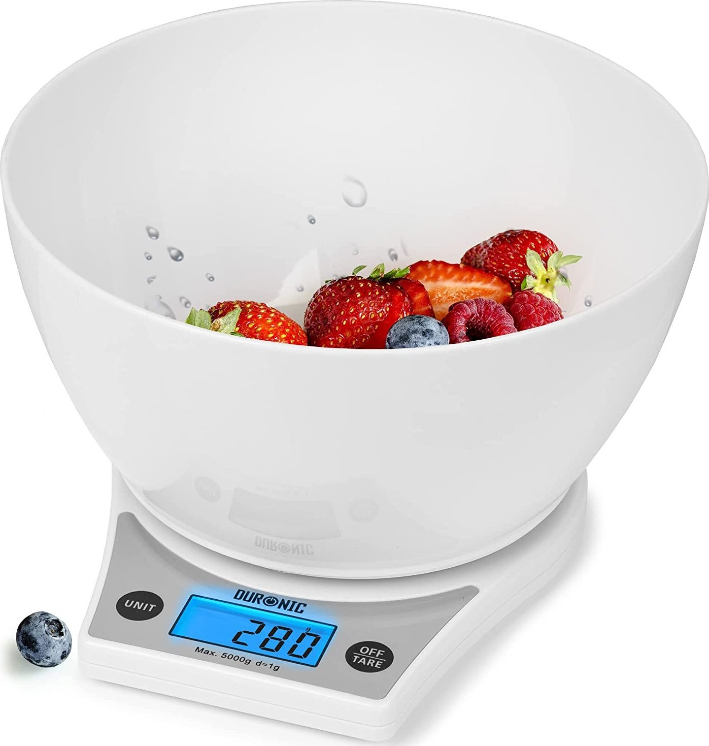 фото Ваги кухонні електронні Duronic KS6000 WHWH