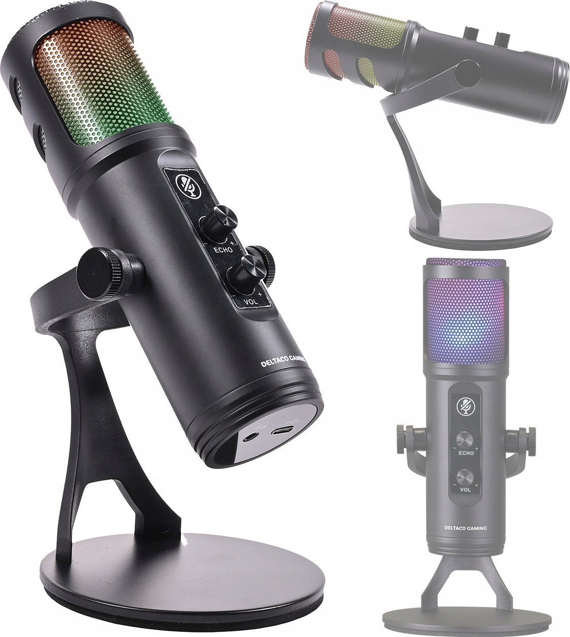 фото Мікрофон для ПК/ для стрімінгу, подкастів Deltaco GAM-171