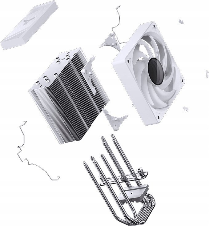 фото Повітряне охолодження Jonsbo CR-1000 V2 ARGB Color White