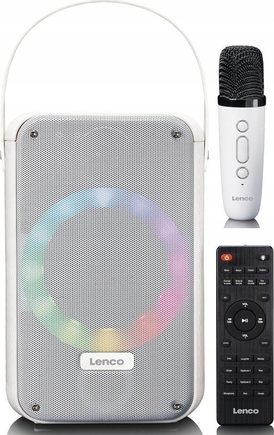 фото Портативна колонка Lenco BTC-060 White