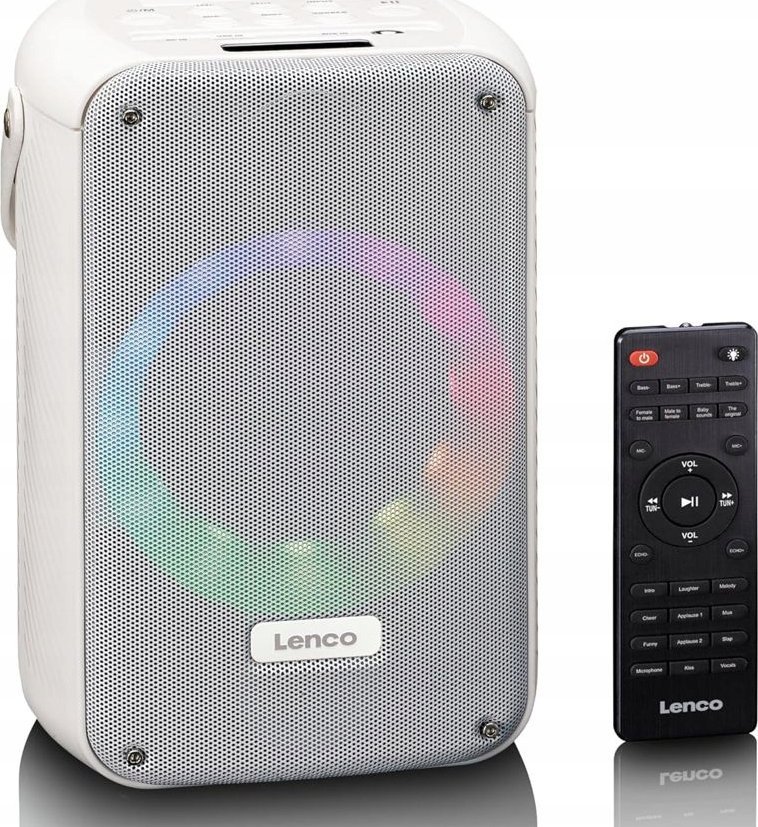 фото Портативна колонка Lenco BTC-060 White