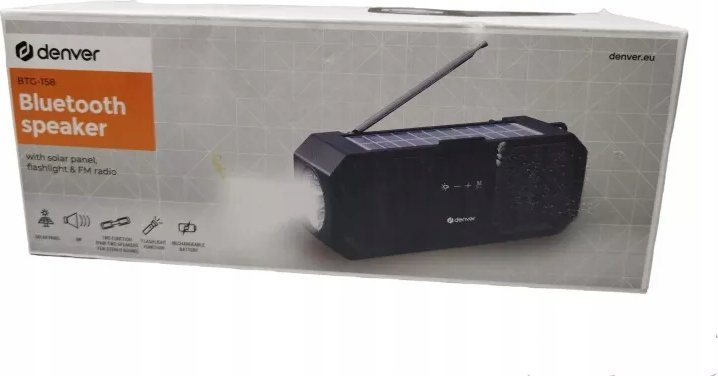 фото Портативна колонка DENVER BTG-158