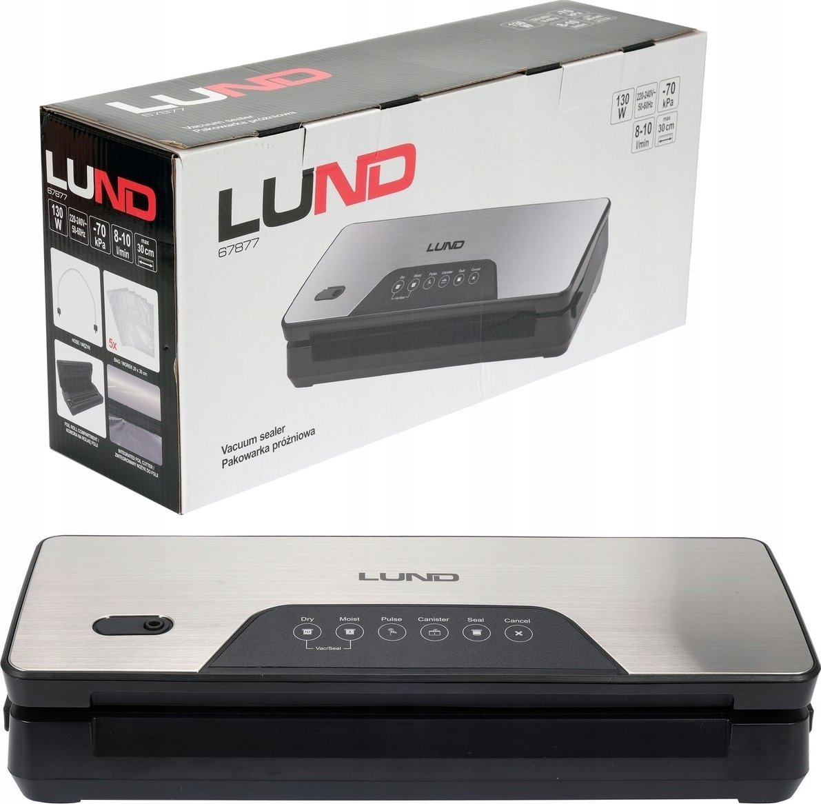 фото Вакуумний пакувальник Lund 67877