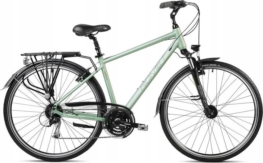 фото Велосипед туристичний Romet Wagant 5 2023 Green-Brown-23