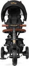 фото Дитячий триколісний велосипед Qplay Rito Deluxe Rubber Black