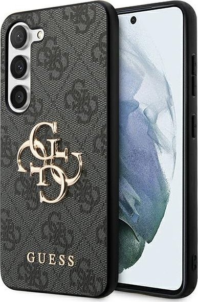 Guess Guess GUHCS23FE4GMGGR S23 FE S711 szary/grey hardcase 4G Big Metal Logo