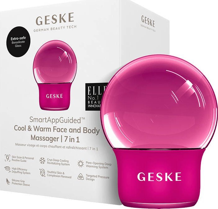 фото Масажер для обличчя і тіла Geske Cool & Warm 7w1 Magneta (GK000701MG01)