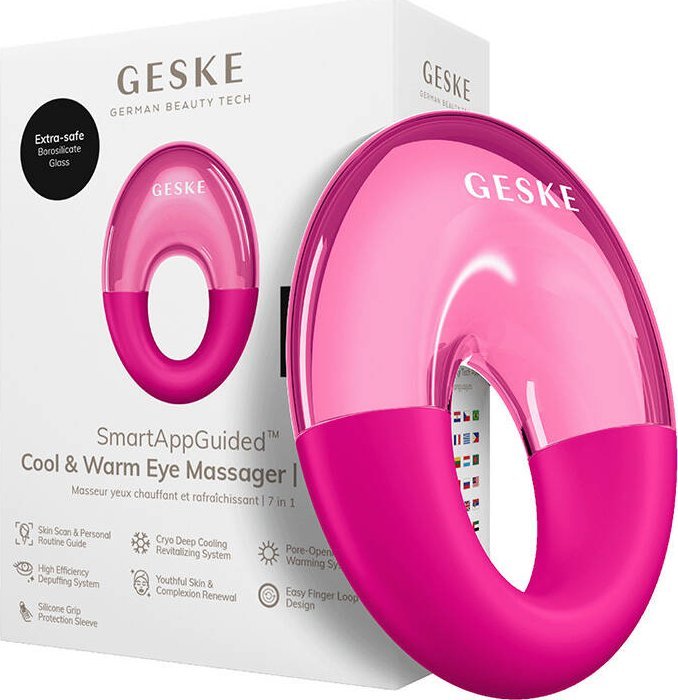 фото Масажер для шкіри навколо очей Geske Cool & Warm Eye Massager 7 in 1 Magenta (GK000702MG01)