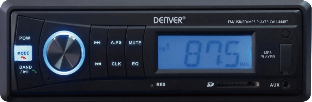 фото Бездискова MP3-магнітола Denver CAU-444BT