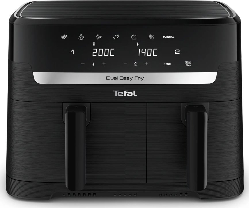 фото Мультипечь Tefal Dual Easy Fry EY901N10