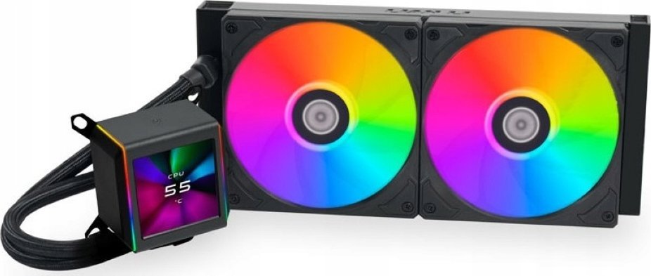 фото Водяне охолодження Lian Li Galahad II LCD 280 Black (GA2ALCD28B)