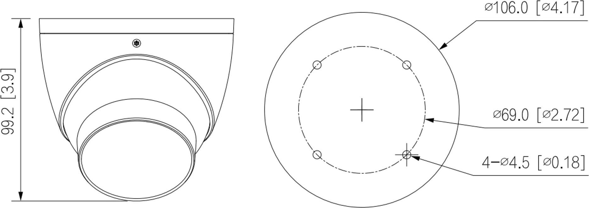 фото HD-TVI (Turbo HD) камера відеоспостереження Dahua Technology HAC-HDW1801T-IL-A-0280B-S2