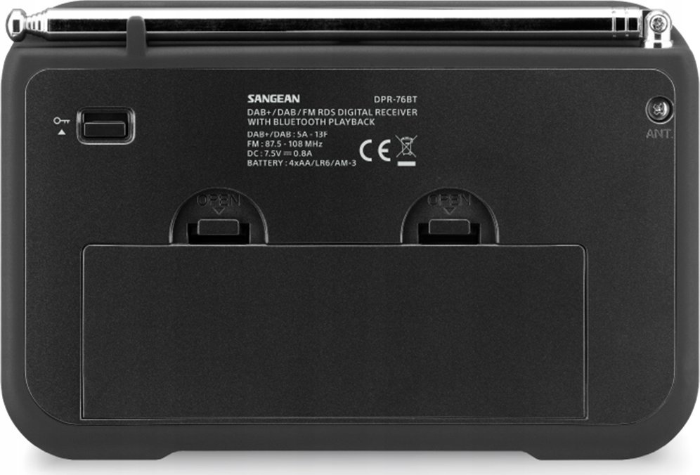 фото Радіоприймач Sangean DPR-76 BT Metal Grey