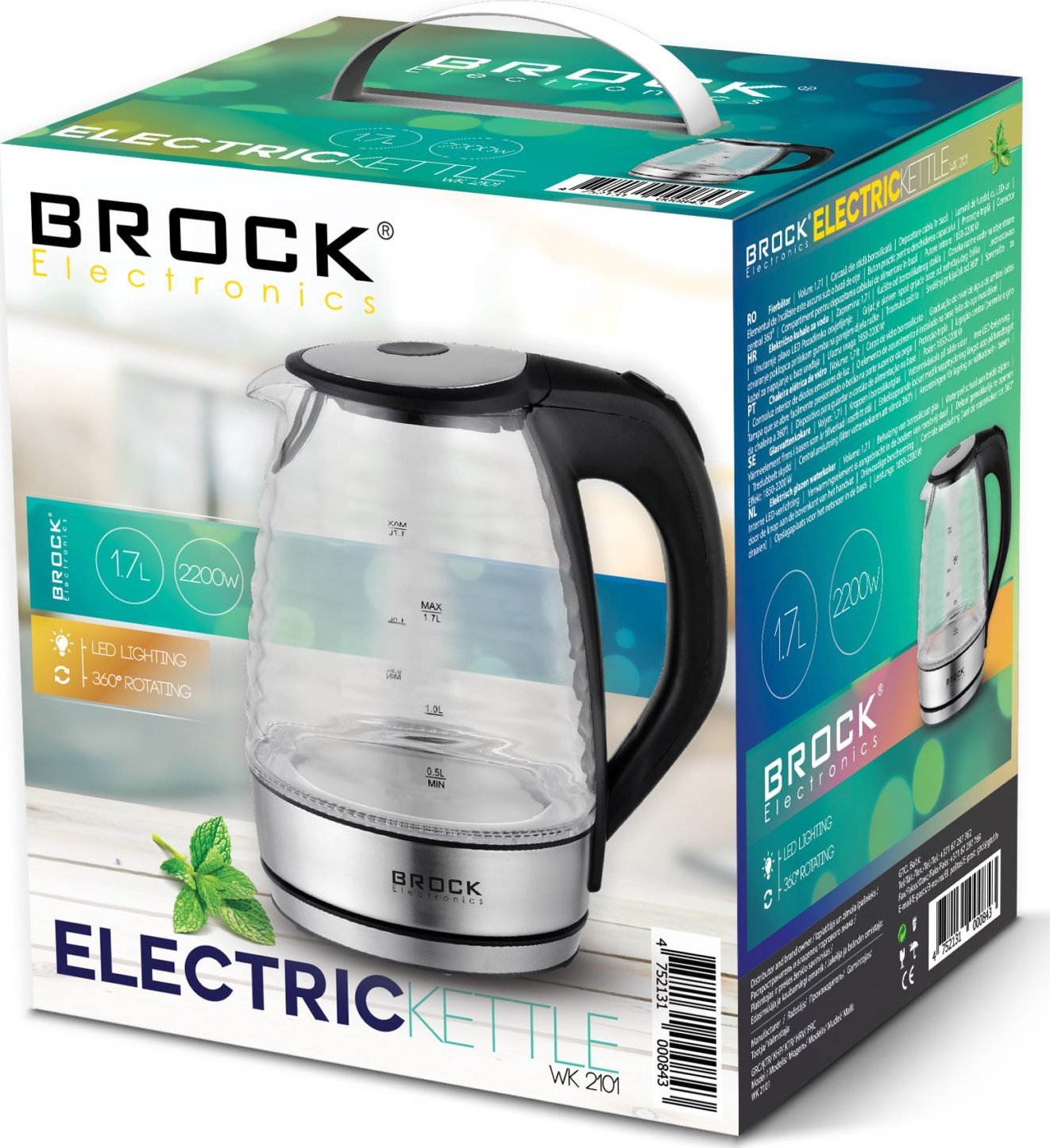 фото Електрочайник Brock WK2101