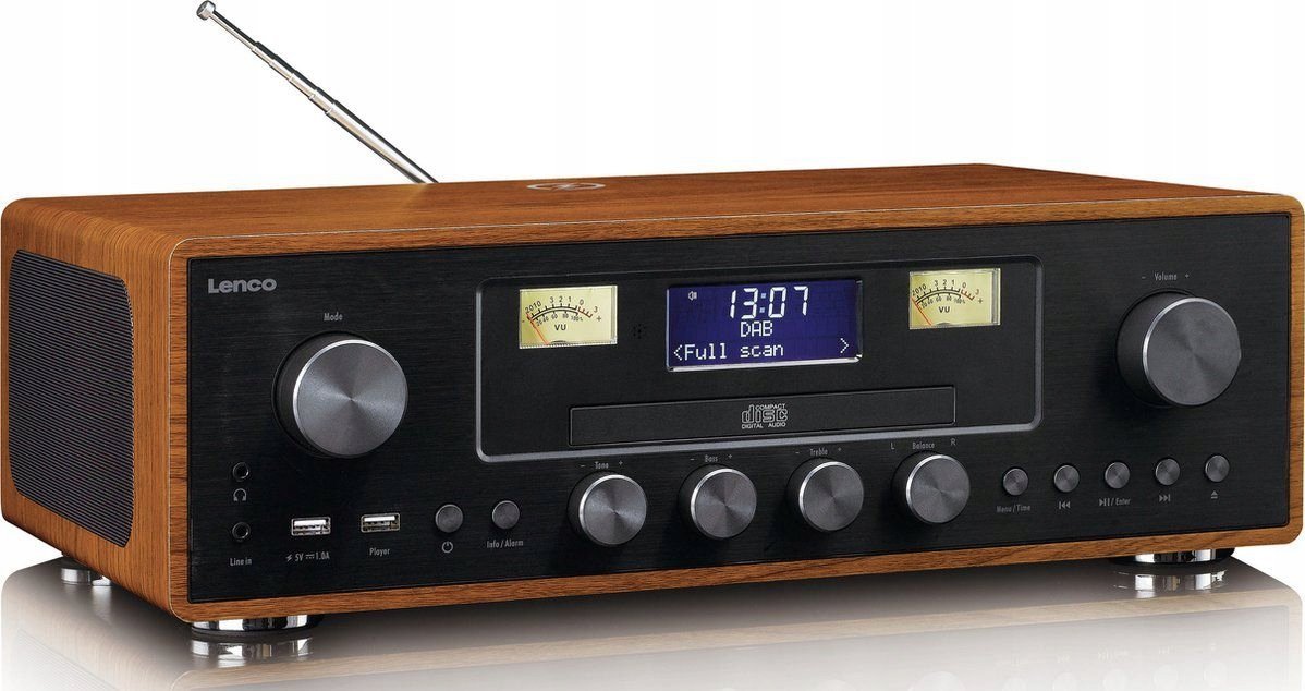 фото Радіоприймач Lenco DAR-081 Wood