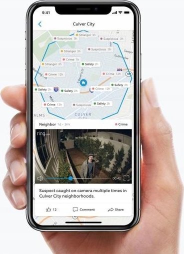 фото IP-камера відеоспостереження Ring Spotlight Cam White (8SH1P7-WEN0)