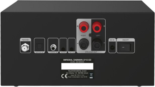 фото Музичний центр Imperial i310 CD Black