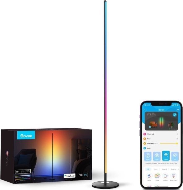 Lampa podłogowa Govee Govee RGBICW Smart Corner Floor Lamp