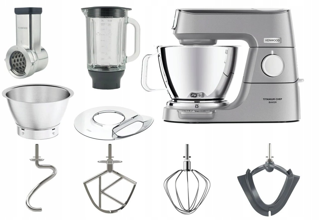 фото Кухонний комбайн Kenwood Titanium Chef Baker KVL85.314SI