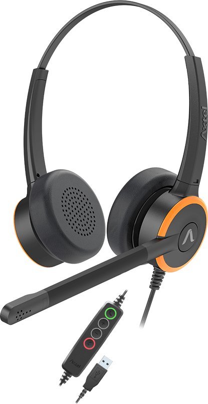 фото Навушники з мікрофоном Axtel Prime UC USB-A Black
