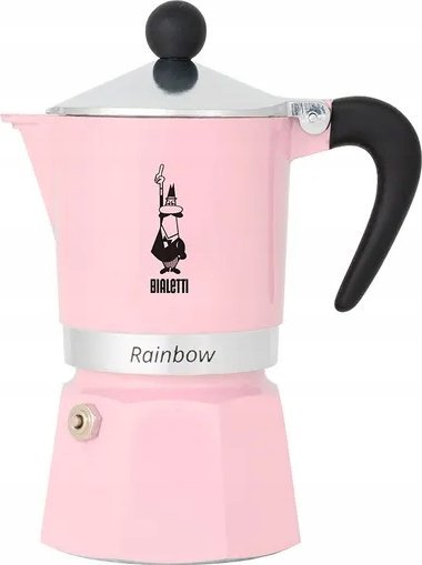 фото Кавоварка гейзерна Bialetti Rainbow 3TZ Pink (0006545)