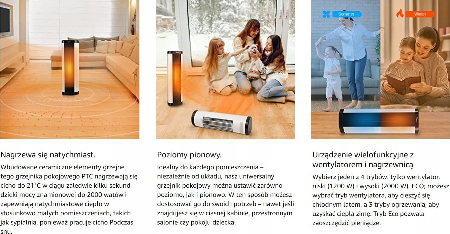 фото Обігрівач Midea NTH20-17BR