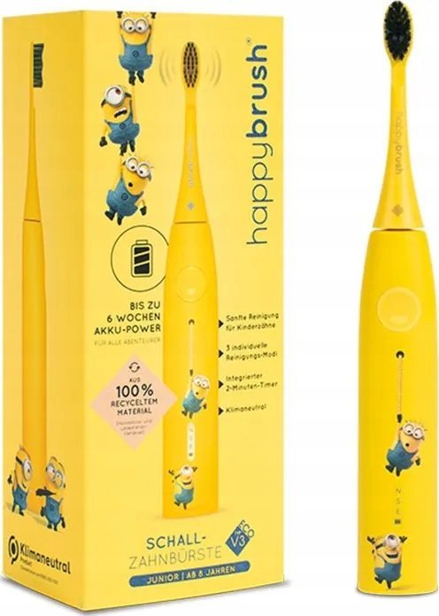 фото Електрична зубна щітка Happybrush Eco VIBE 3 Minions Edition