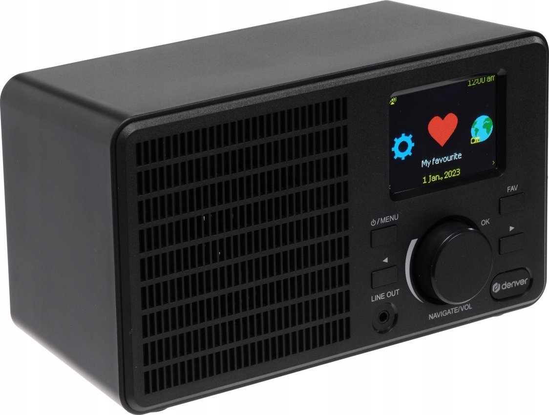 фото Радіоприймач Denver IR-122 Black