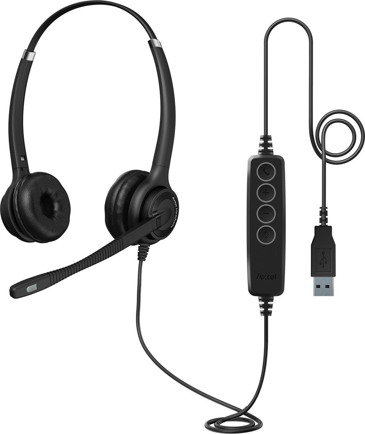 фото Спеціалізована гарнітура Axtel Elite UC USB-A Black