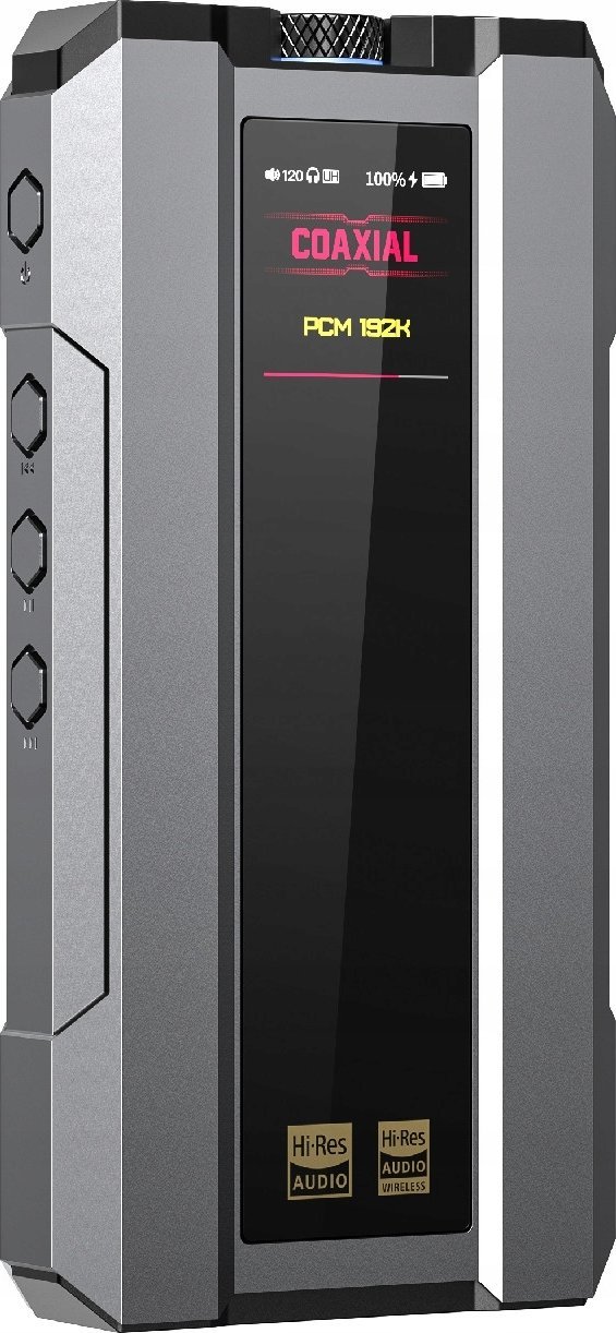 фото Портативний підсилювач для навушників FiiO Q15 Titanium Gray