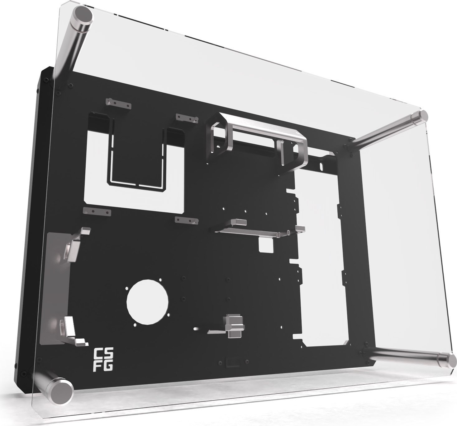 фото Корпус CSFG Frostbite Wandgehuse Black (CSFG-FROST-BUNDLE-BK)