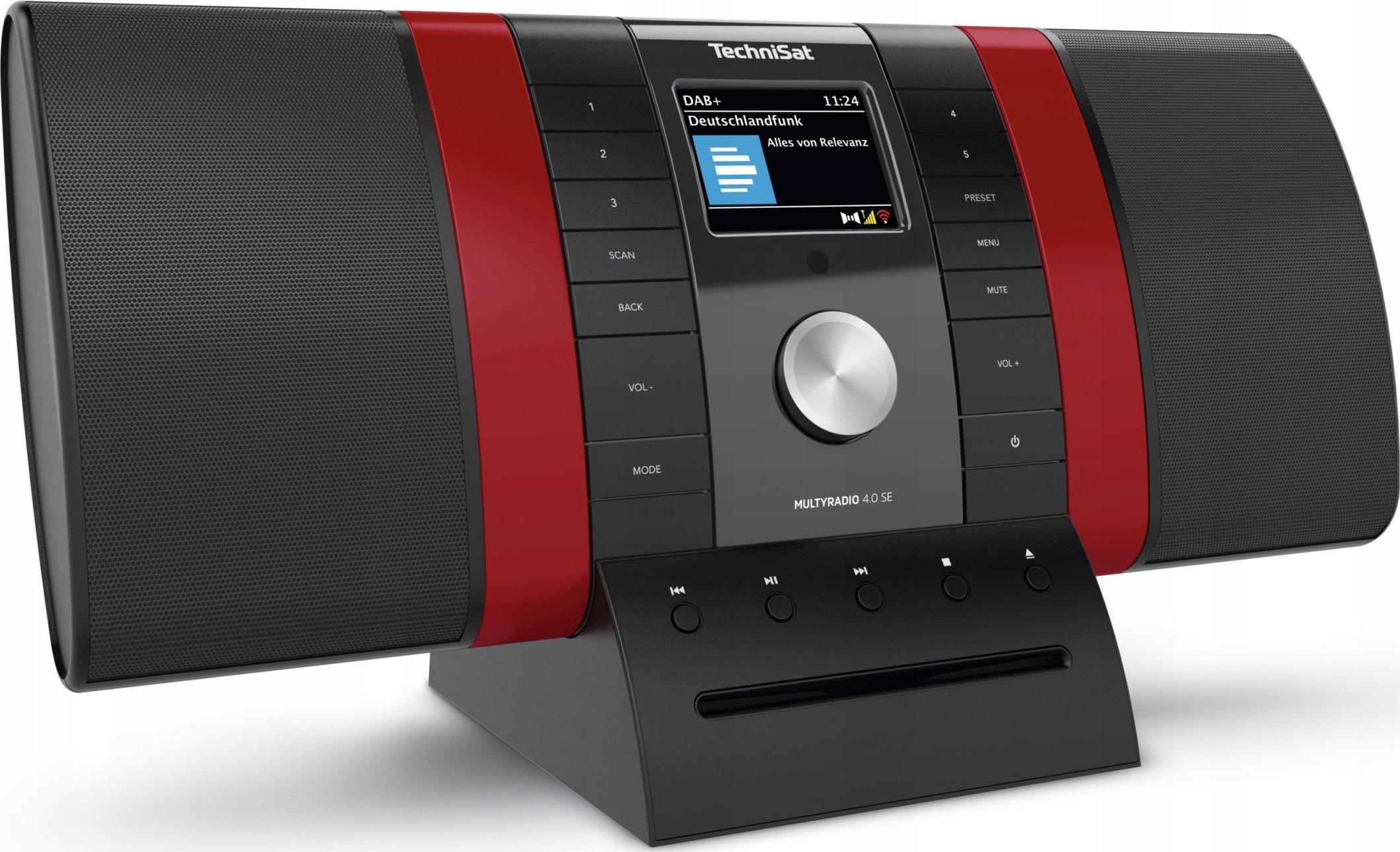 фото Радіоприймач TechniSat Multyradio 4.0 SE Чорно-червоний