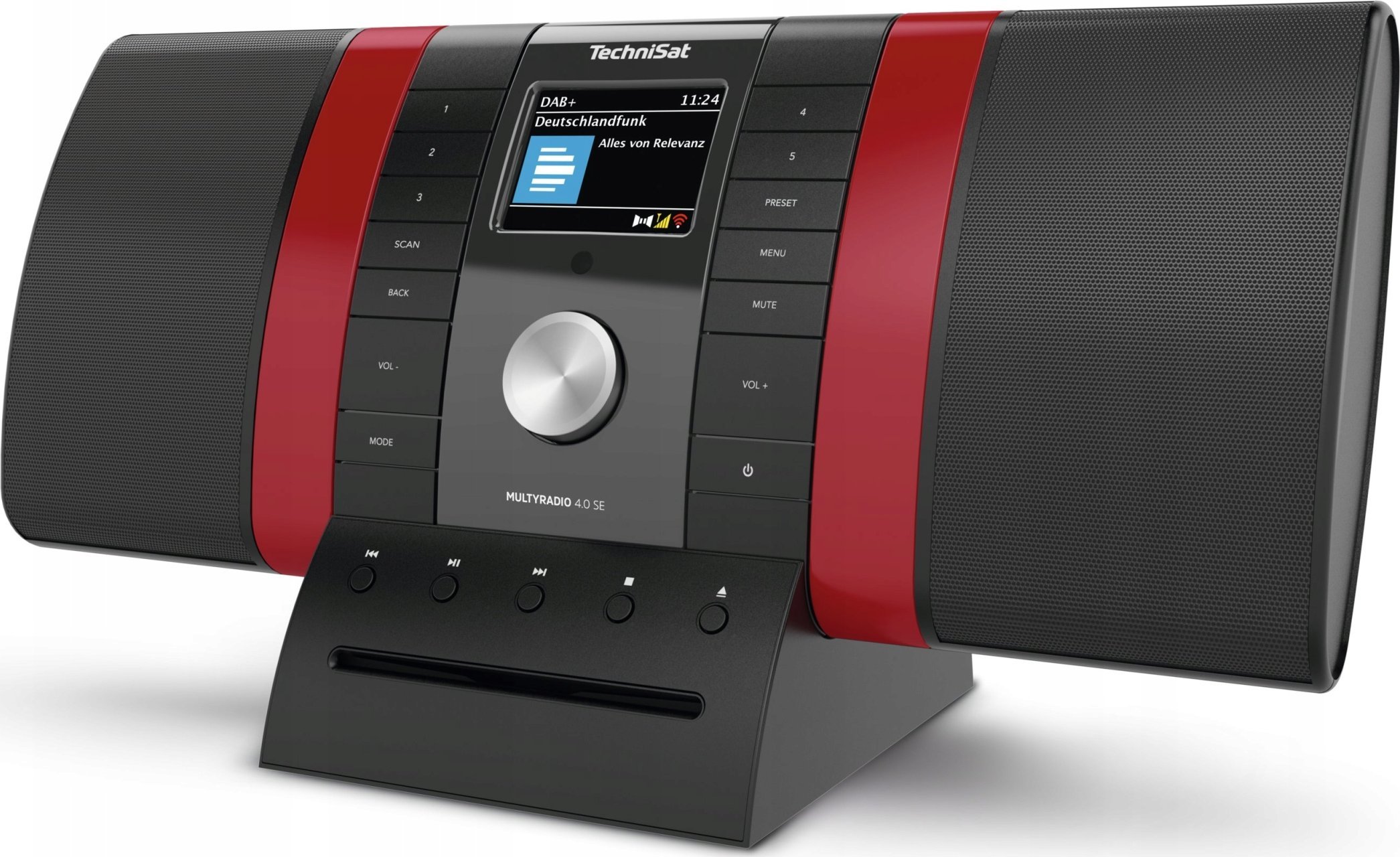 фото Радіоприймач TechniSat Multyradio 4.0 SE Чорно-червоний