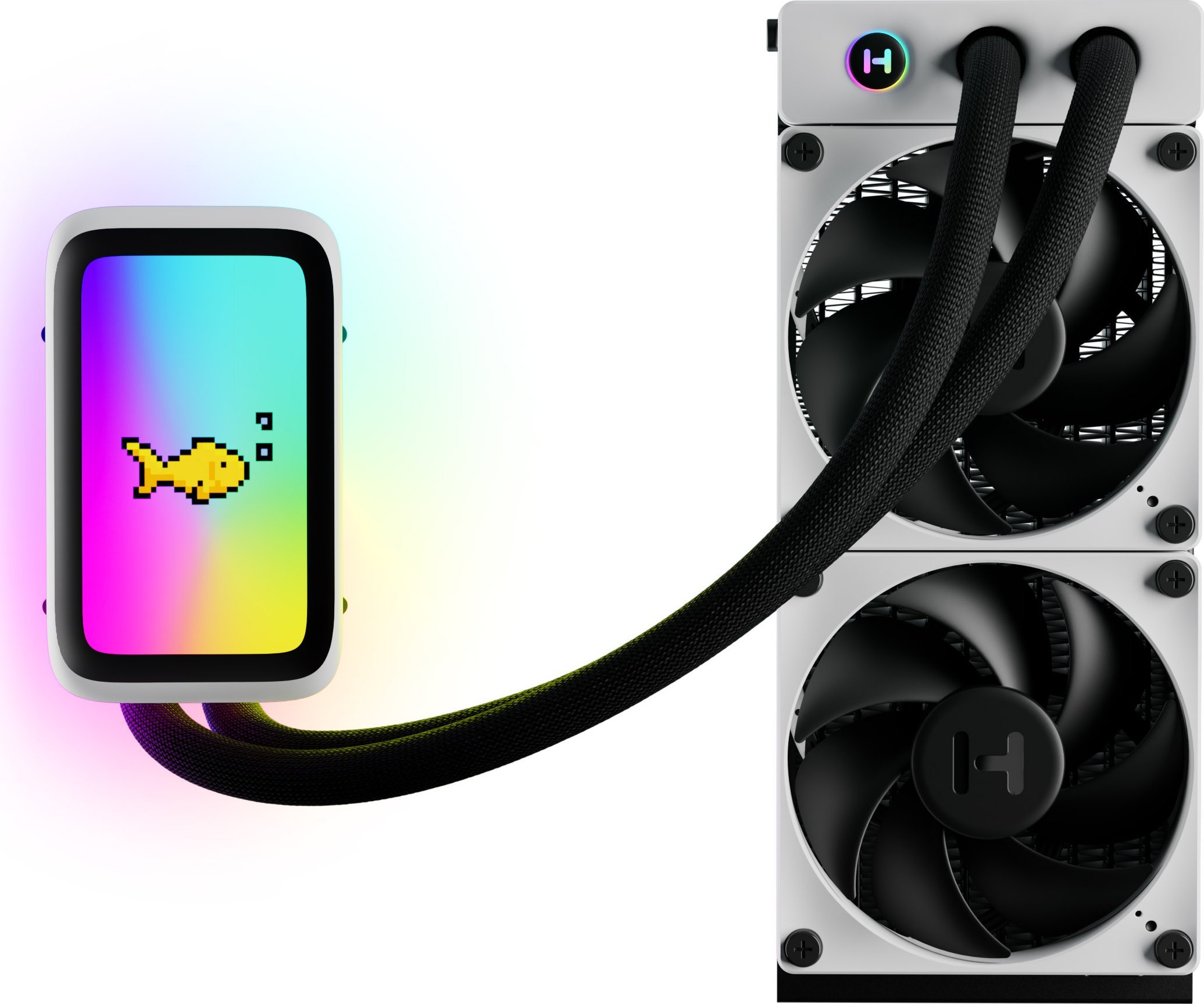 фото Водяне охолодження Hyte Thicc Q60 (FAN-HYTE-Q60-BW)